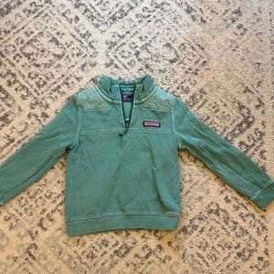Vineyard Vines Seafoam Quarter-Zip Pullover